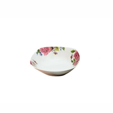 Салатник фарфор 7" ШИПОВНИК квадрат (12/72)