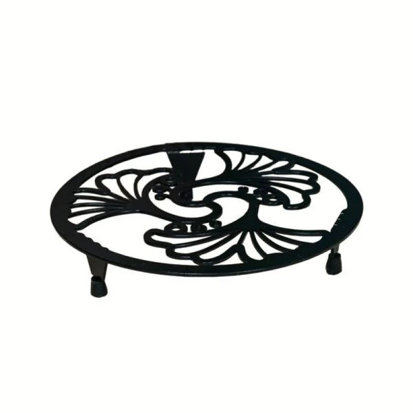 Подставка для кашпо металл 29*6см черная 402-003 B