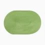 Салфетка сервировочная ПВХ 45*30см Овал зеленый