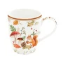 Кружка 350мл фарфор Autumn Breeze Белка и грибы белая EL-R0918/AUBR (18)