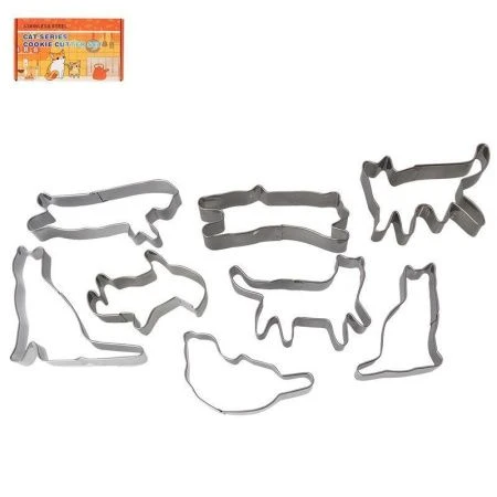 Набор форм для печенья 8шт нерж.сталь Животные TO-154 (144)
