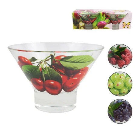 Креманки набор 2шт 275мл стекло подар.уп.