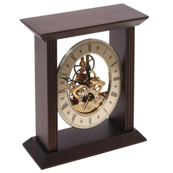 Часы настольные 16,2*7*18см дерево (12)