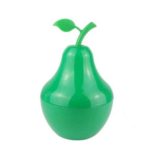 Ваза ГРУША пластик зеленая (56)