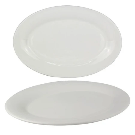 Блюдо 40,5см фарфор БЕЛЫЙ КЛАССИК овальное XL01/JC-9780 (15)