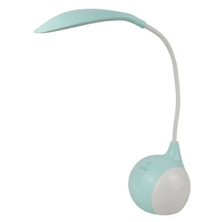 Лампа настольная пластик LED с сенсорной кнопкой голубая/белая 41*13*11см 8803 (72)