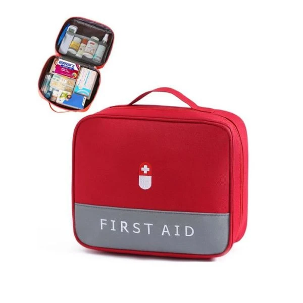 Органайзер-аптечка 24*20*10см полимер/текстиль красный GENA-30 (100)