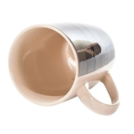 Кружка 360мл керамика Аэрография СЕРЕБРО (6/36)