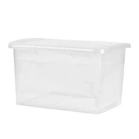 Ящик для хранения 14л 37*27,4*22,2см пластик Laconic прозрачный кристалл (6)