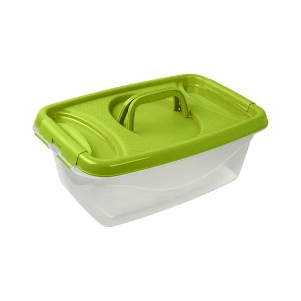 Контейнер пищевой 16л пластик ЧЕЗАРЕ оливковый С276ОЛВ (8)