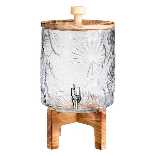 Лимонадница 4л стекло FLORA (4)