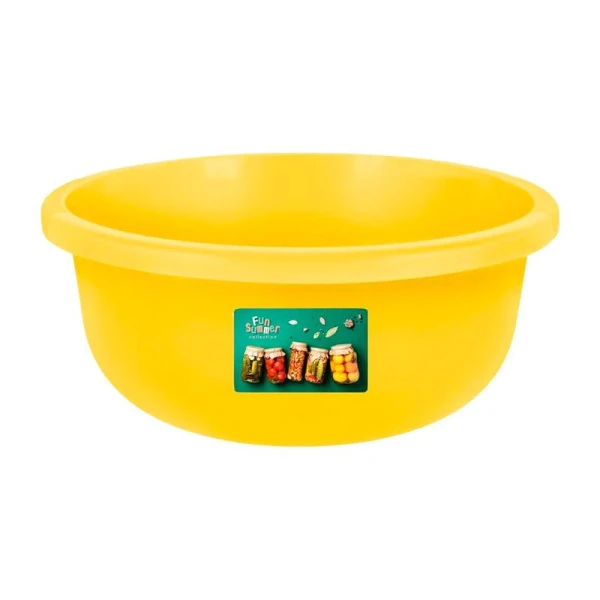 Таз 9,5л пластик Fun Summer круглый (5)