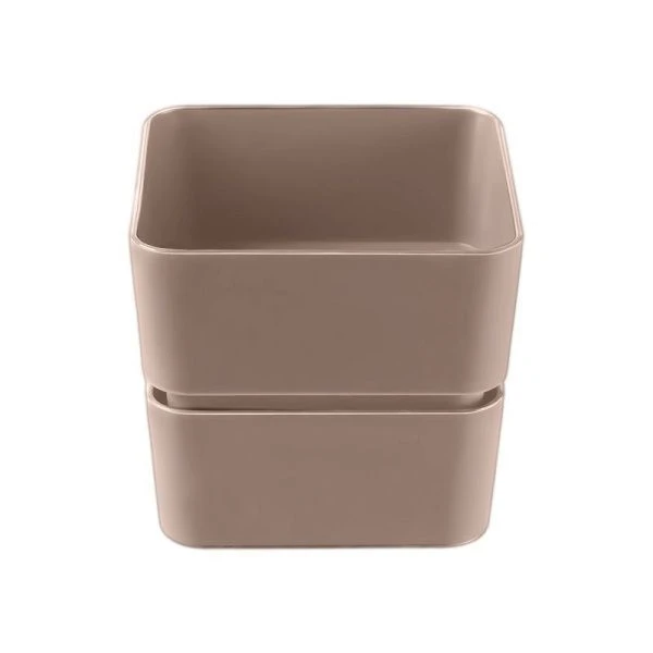 Кашпо 450мл 8,6*9,6*9,6см пластик ФИОРИ мокачино (24) Кашпо 450мл 8,6*9,6*9,6см пластик ФИОРИ мокачино (24)