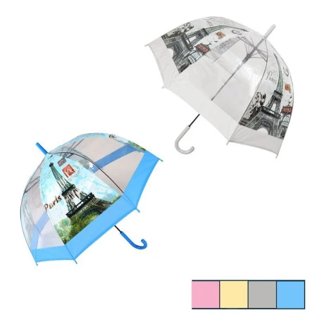 Зонт женский трость автомат фотопринт 42800L Raindrops (12)