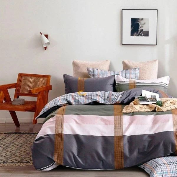 КПБ евро сатин Butterfly Делюкс (пр.220*240, под.220*200, нав.70*70*2) рис. 1805