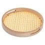 Поднос 30см дерево RATTAN круглый DMT001 (8) ВЫВОД