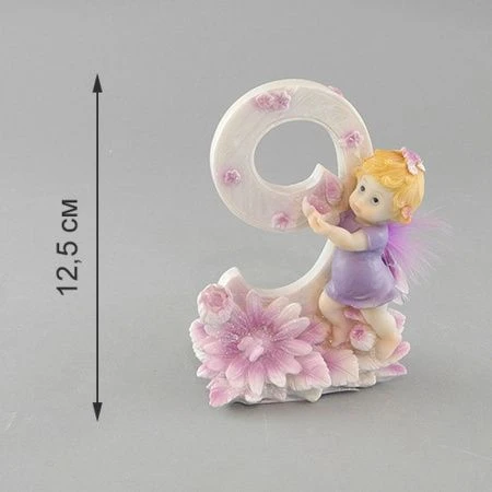 яяяСтатуэтка ИМЕНИННЫЙ АНГЕЛОЧЕК 9 12,5см (60)  5141034