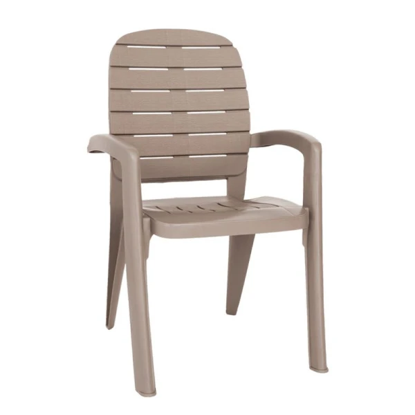 Кресло 58*60*91,5см пластик ПРОВАНС мокко (1) Кресло 58*60*91,5см пластик ПРОВАНС мокко (1)