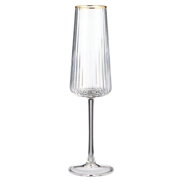 Бокалы для шампанского набор 2шт 250мл стекло Perfo (12)