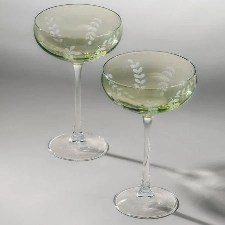 Креманки набор 2шт 270мл стекло Flora (8)