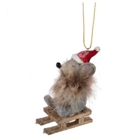 Фигурка Мышь полистоун 4,5*7*8,5см (144)