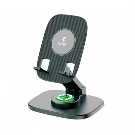 Подставка для телефона металлическая FaizFull F21 складная 360* (50)