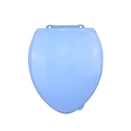 Сиденье на унитаз пластик голубой (9)