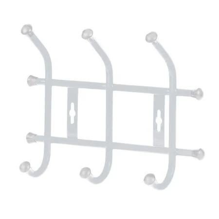 Вешалка 3 крючка настенная 276*215мм металл серая матовая ВНТ3 (5)