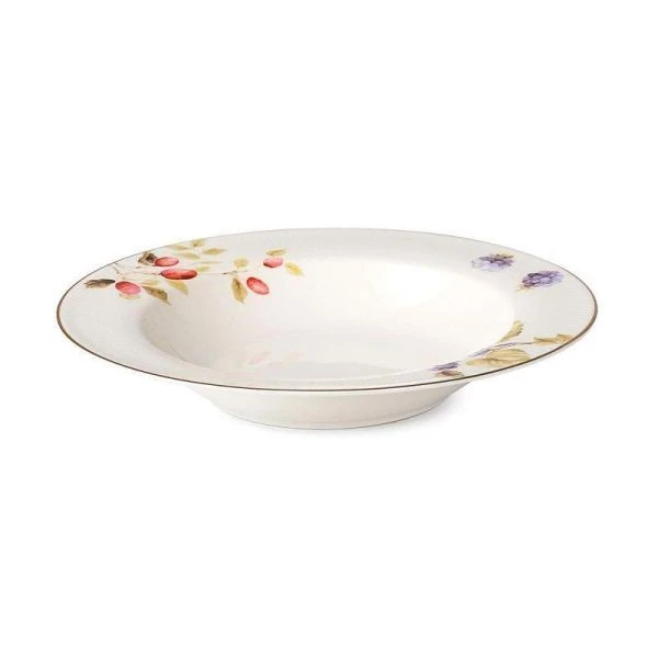 Тарелка глубокая 21,5см фарфор BERRIES суповая TDP605 (6) ВЫВОД