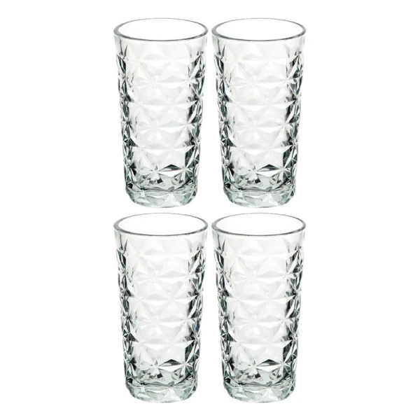 Стаканы набор 4шт 360мл стекло ЭСТРЕЛЛА (6)