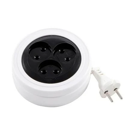 Удлинитель (рулетка) 3 гнезда пластик 3м 0,75кв.м 6А ШВВП ENGY (40)