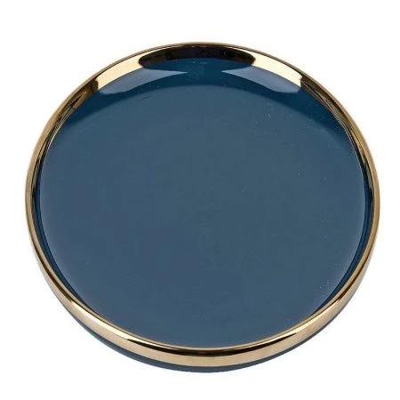 Тарелка мелкая 25,5см фарфор Royal line. Midnight Blue (24)