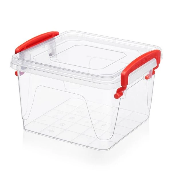 Контейнер пищевой 1,2л пластик FRESH BOX квадратный (48)