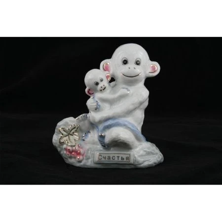 Фигурка Обезьянки фарфор 11*6,5*12,5см, W3815-1'HEN26772 (1-72)