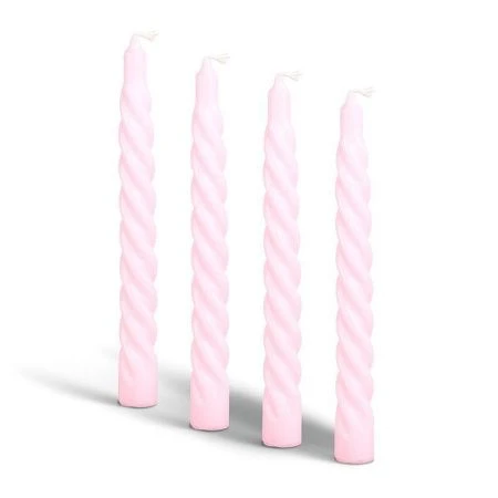 Свеча D22 H260 БАРОККО-3 большая розовый