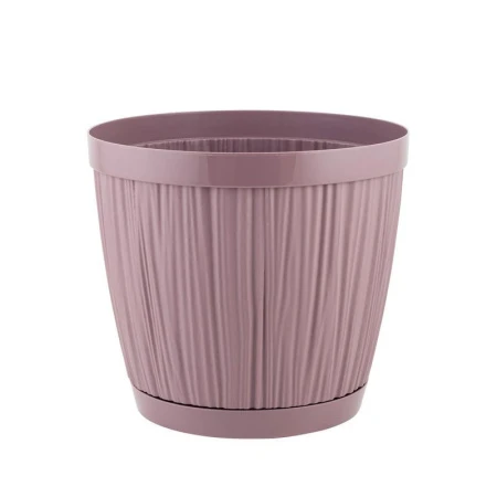 Горшок для цветов 1,8л 155мм пластик Barcelona морозная слива (16)