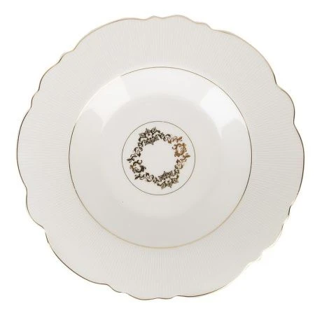 Тарелка глубокая 21,5см фарфор White chic суповая (6/36)
