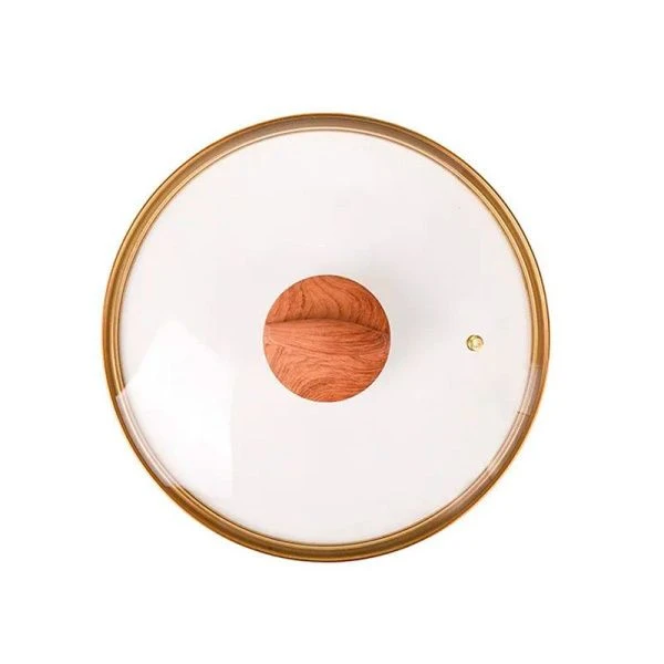 Сковорода 24см алюминий АП GRANIT ULTRA Black-gold со съемной ручкой, стекл.крышкой (4)