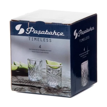 Стопки набор 4шт 62мл стекло ТАЙМЛЕСС (12)