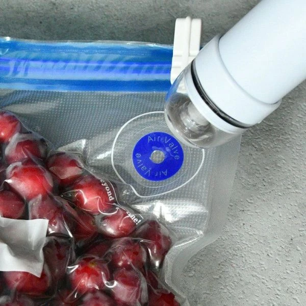 Пакет вакуумный многоразовый с замком zip-lock для хранения продуктов 26*34см VL80-482 (12/144)