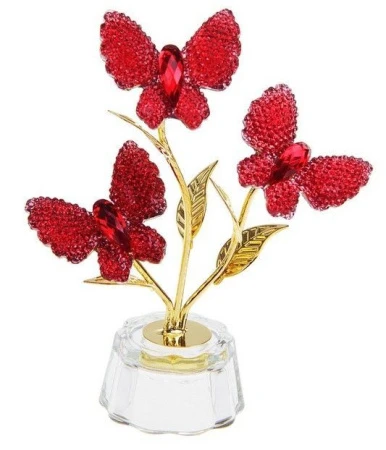 яяяФигурка Три БАБОЧКИ НА СТЕБЕЛЬКЕ 11,5см микс 551516