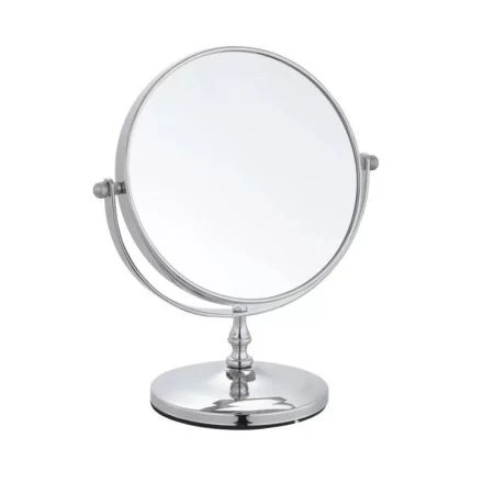 Зеркало двухстороннее на ножке 15см металл с увеличением 300% хром IMPRESSION (24)