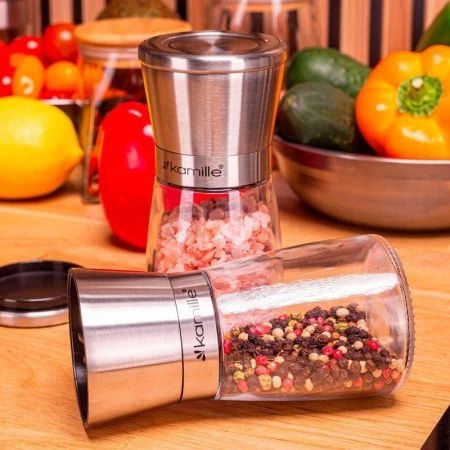 Набор мельниц для перца 2пр 160мл 13,7*6,7см акрил арт.7016 (24)