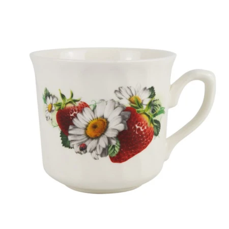Кружка 210мл фарфор забава КЛУБНИЧНАЯ ПОЛЯНА (12)