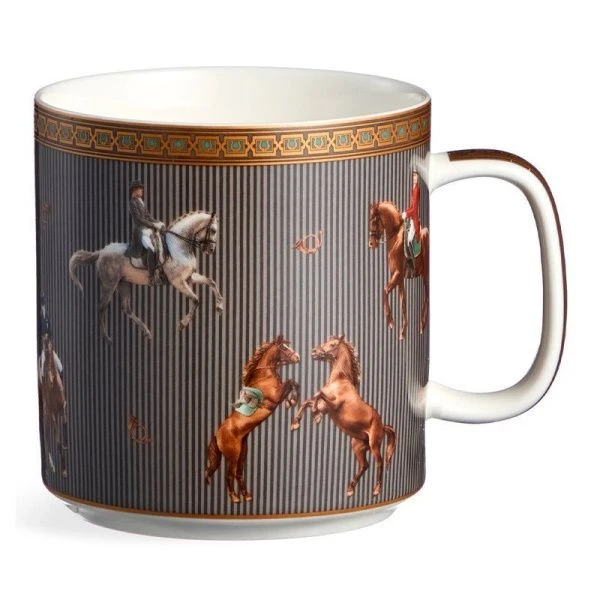 Кружка 400мл фарфор Horse club (36)