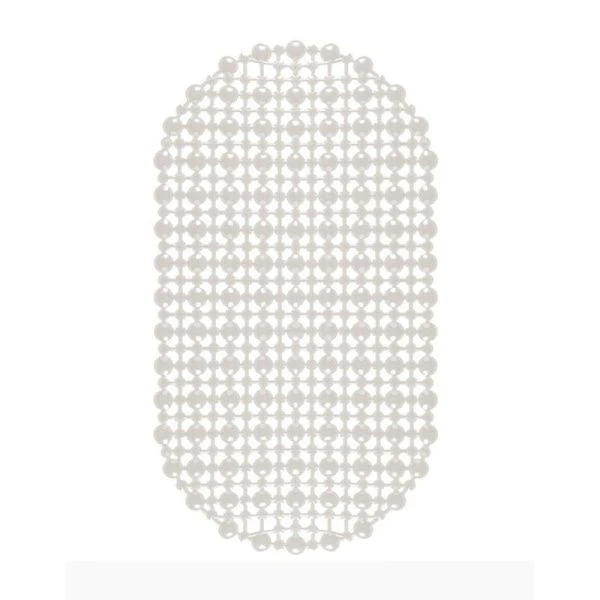 Коврик противоскользящий 36*65 ПВХ КОМФОРТ белый (20)