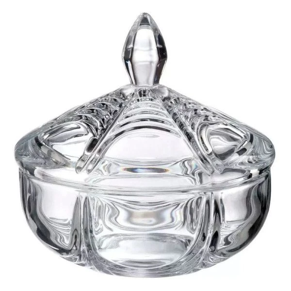 Конфетница 15см стекло ОРИОН с крышкой