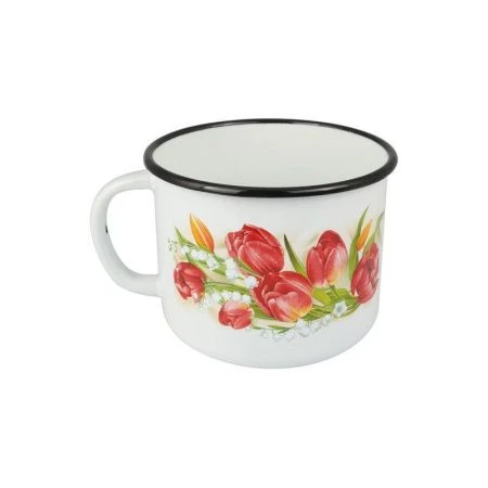 Кружка 1л эмаль без крышки ЛАСКОВЫЙ МАЙ С-0107/4 (8)