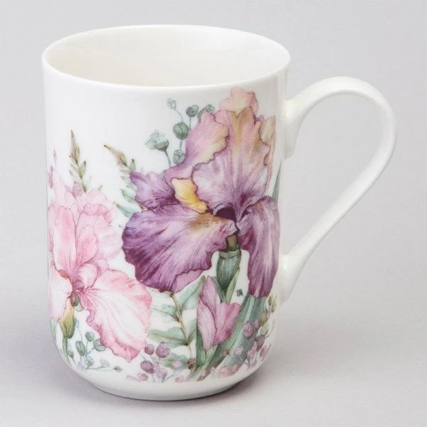 Кружка 330мл фарфор IRISES (24)