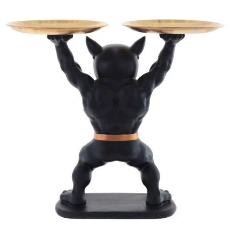 Подставка для мелочей Собака с подносом 30*14*26,5см металл (8)